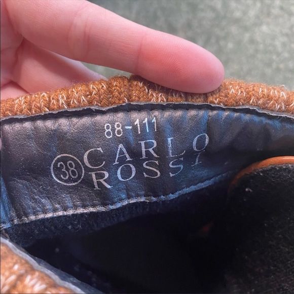 CARLO ROSSI | Brown Leather Ankle Booties - Picture 5 of 8